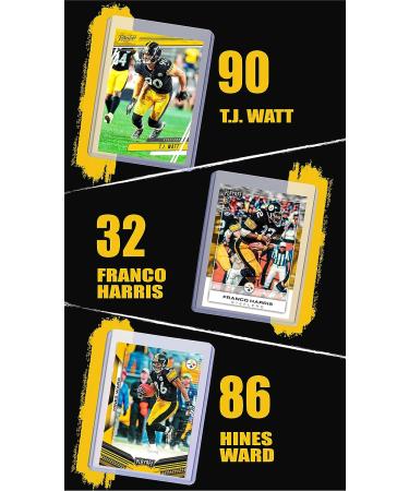 Pittsburgh Steelers Assorted Football Stars & Legends Trading Card Bundle w/ Roethlisberger, Harris, Claypool & More + Wristbands - Buy Online on GoSupps.com