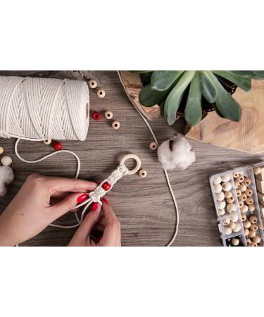 MIGO Macrame Kit for Adults Beginners - 126pcs Supplies, 165 Yards Cotton Cord, Ebook Tutorial for 7 Projects - Buy Online on GoSupps.com