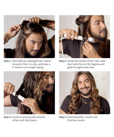 T3 Lucea 1.5 Professional Flat Iron with Wider Plates for Smooth Frizz-Free Results on Long Thick or Coarse Hair Custom Blend Ceramic Straightening and Styling Iron with 9 Adjustable Heat Settings - Buy Online on GoSupps.com