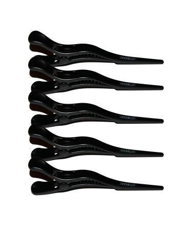 Adonello Sectioning Clips Clip Hair Sectioning Clips 5 Pieces Black Hairdresser