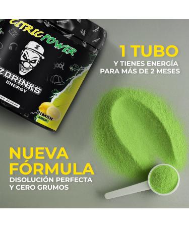  Z ZDRINKS ENERGY Z Drinks - Sugar Free Powdered Energy Drink - 40 Services Lemon Flavour Low Calorie (16 Lime) with Vitamins & Minerals - Buy Online on GoSupps.com