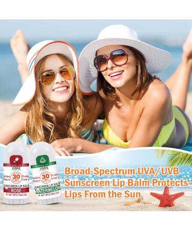 SPF 30 Mini Sunscreen Lip Balm - 40 Count Bulk with Vitamin E & Coconut Oil | Travel-Friendly 10 Flavor Set - Buy Online on GoSupps.com