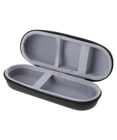 Yanwuwa portable storage box for electrical toothbrushes compact travel case portable toothbrush holder organizer for travel travel suitable for trips black