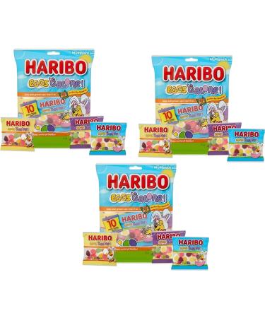 3x Haribbo Easter Egg Galore Pouch | Haribbo Mini Bags | Multipack Sweets | Haribbo Eggs | Ready For Easter Egg Hunts | Perfect for Sharing | 160g - Buy Online on GoSupps.com