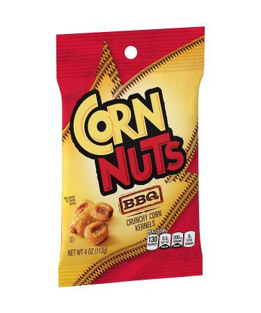 Crunchy BBQ Corn Nuts - 4 oz Bags, Pack of 12 | Delicious Snack - Buy Online on GoSupps.com