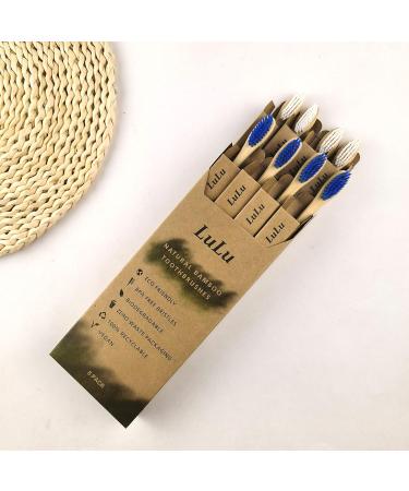 Natural Bamboo Toothbrush | Eco-Friendly Charcoal Bristle for Oral Care | Organic Medium Soft Bristles - Buy Online on GoSupps.com