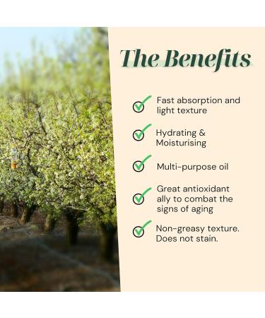 100% Pure Almond Oil for Skin & Hair - Moisturizing Anti-Stripe Vitamin E Ideal for Atopic Skin & Baby - 5000ml (5L) - Buy Online on GoSupps.com