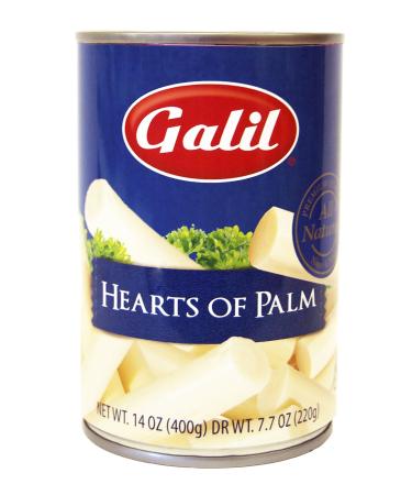 Galil Whole Hearts of Palm, All Natural/Non-GMO, 14 Ounce (Pack of 12)