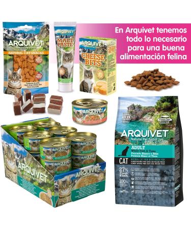 ARQUIVET Chicken strips 50 gr - 100% natural treats for cats - Complementary food for felines - Buy Online on GoSupps.com