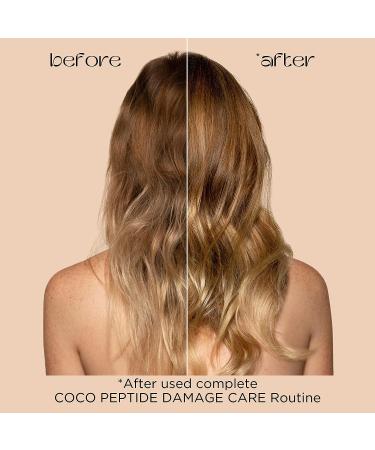 PACIFICA Beauty Coco Peptide Damage Care Conditioner - Repair Dry & Damaged Hair from Bleach, Color, and Chemical Services - With Coconut, Vitamin B5, and Peptide for Split Ends & Breakage - Buy Online on GoSupps.com