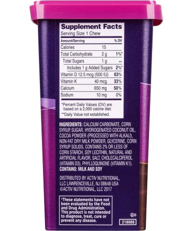 Viactiv Calcium Soft Chews 200ct - Milk Chocolate & Caramel Flavor - Buy Online on GoSupps.com