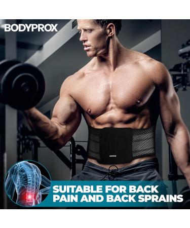 Bodyprox Breathable Back Brace - Ultimate Back Support for Men & Women (XX-Large) - International Shipping Available - Buy Online on GoSupps.com