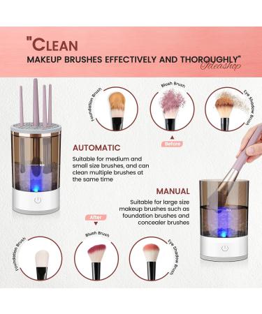 Buy Ideashop Electric Makeup Brush Cleaner - Automatic Spinning Device for All Makeup Brushes | Deep Clean & Gentle Care | Perfect Gift for Women - Buy Online on GoSupps.com