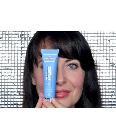 Organic Exfoliating Face Scrub - Icelandic Black Volcanic Sand & Rowanberries - Gentle Face Wash for All Skin Types - 2 Fl Oz - International Shipping Available - Buy Online on GoSupps.com