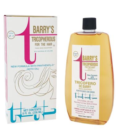 Barry's Tricopherous New Formula with OIL /Tricofero De Barry Nueva Formula Con Grasa 8 Oz