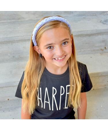 FROG SAC 3 Pearl Headbands for Girls - Satin Braided Hair Bands for Kids in Black, Purple, Pink - Cute Fashion Accessories with Pearls - Buy Online on GoSupps.com