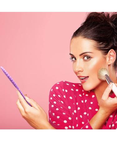 Vintage Handheld Mirror Set - 8 Pieces | Retro Oval Makeup Mirror for Women | Portable Antique Design in Black, Pink, Purple, Green - Buy Online on GoSupps.com