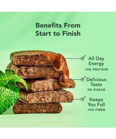 ALOHA Organic Plant Based Protein Bars  Chocolate Mint  1.98 Oz (Pack of 12) - Buy Online on GoSupps.com