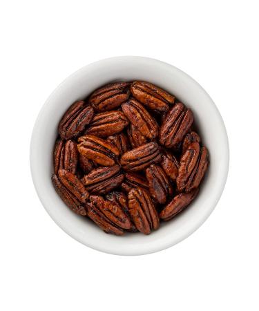 Honey Glazed Praline Cinnamon Georgia Pecans - 1 lb. Non-Dairy Small Batch Roasted Southern Tastiness - Farm Fresh Nuts Brand - Buy Online on GoSupps.com