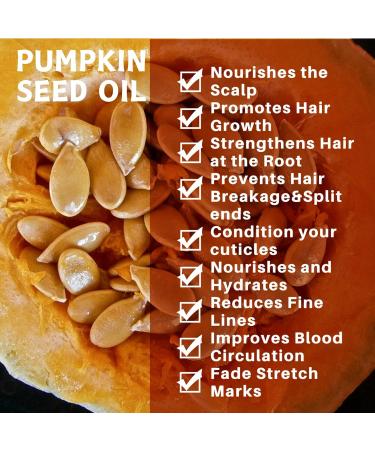 Trendyfave Pumpkin Seed Oil for Hair Growth Hair Growth Oil Organic Hair Serum Pumpkin Oil for Hair Eyelash Growth Serum Eyebrow & Eyelash Growth Skin Care Moisturizing Hair 60ml - Buy Online on GoSupps.com