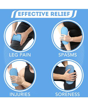 TruHealth Gel Ice Packs (2 Pack) - Large 5x10 inch for Pain Relief | Reusable Cold Compress Therapy for Back, Knee & Body | Stay Frozen & Soft | 9.5x4.5 Inch (Pack of 2) - Buy Online on GoSupps.com