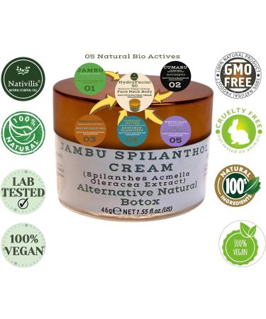 Nativilis HydraFacial 50 Natural Vegan Cream Face Neck Body - Jambu + Cumaru Concentrated + Cupuacu Butter + Pracaxi Oil + White Clay Day Night Anti-Aging Skincare Deep Hydration Moisturizing Copaiba - Buy Online on GoSupps.com