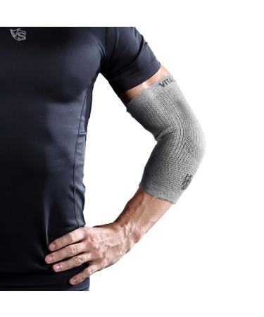 Vital Salveo- Fitness Mild Compression Support Elbow Sleeve/brace joint protection Athletic M(1PC) Medium