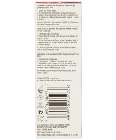 CoverGirl Outlast All Day Two Step Lipcolor Wild Berry 560 - 0.13 oz | Long Lasting Lipstick - Buy Online on GoSupps.com