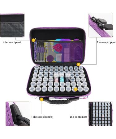 BEIFUMEI 60 Slot Diamond Painting Storage Case | DIY 5D Art Craft Organizer for Jewelry Beads & Rhinestones - Buy Online on GoSupps.com