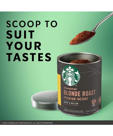 Starbucks Premium Instant Coffee 100% Arabica Blonde Roast - 3 Tins (up to 120 cups) - Buy Online on GoSupps.com