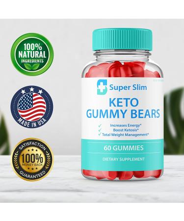 Super Slim Keto Gummies - Keto Formula Gummie Bears (60 count) - Buy Online on GoSupps.com