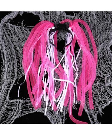 FOMIYES LED Braid 1pc Glow in Dark Headwear Led Flash Braid Hair Hoop Funny Headwear for Halloween Easter Party Hair Band Mardi Gras Noodle Braid Hair Accessories Bride Headband To Weave One Size Pink - Buy Online on GoSupps.com