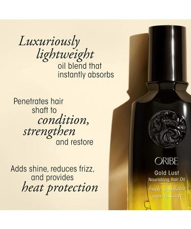 Oribe Gold Lust Nourishing Hair Oil 3.4 Fl Oz - Luxurious Hair Treatment - Buy Online on GoSupps.com