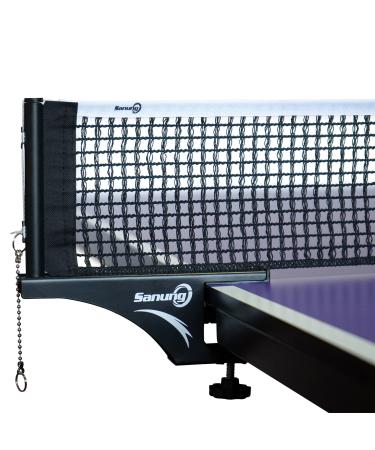 Sanung S405 Thickened Table Tennis Net and Post Set, Professional Foldable High Duty Ping Pong Screw on Clamp Net with Stable Base for Standard Table, Easy to Carry Install - Buy Online on GoSupps.com