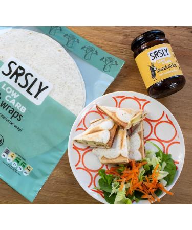 SRSLY Low Carb Pickle 300g | One Jar | Small Chunk Pickle | Delicious & Tangy | Low Calorie | Low Sugar | Vegan | Only 0.8g Carbs & 5 Kcals Per Tbsp | Seriously Low Carb Keto Friendly Food - Buy Online on GoSupps.com