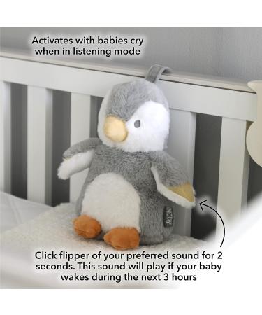 Nuby Penguin Baby Cry Sensor Sleep Aid | Calming Lullabies & White Noise | Soothe Baby to Sleep from Birth - Buy Online on GoSupps.com