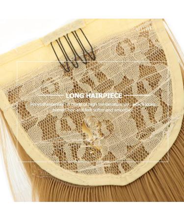 Uonlytech Curly Wig Ponytail Wave Ponytail Extension Real Hair Wigs Curly Hair Extensions Clip Braided Wigs Braid Wig Long Hairpiece Accessories Women's Invisible High Temperature Wire Picture 4 - Buy Online on GoSupps.com