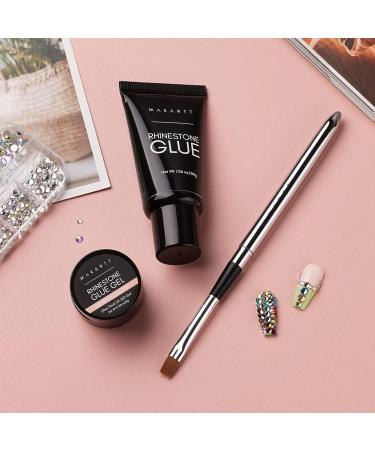 Makartt Nail Rhinestone Glue Gel Kit - 30g & 8g Super Adhesive for Gems, Rhinestones, and Crystal Stones - 3pcs Set - Buy Online on GoSupps.com
