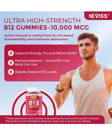 NEVISS 1Pack Vitamin D3 5000iu & K2(as MK7) 200mcg Gummies + 600mg Calcium + 1 Pack Liposomal Methyl B12 5000 mcg/10000 mcg - Buy Online on GoSupps.com