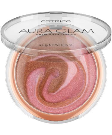 Catrice Cosmetics Aura Glam Balm Highlighter baume illuminateur r sultat instantan luminescent chatoyant (45g) 4.5 g (Lot de 1) A Swirl Of Rose