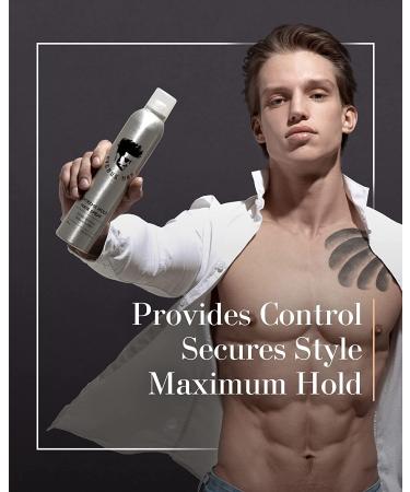 Extreme Hold Hair Spray for Men by Avenue Man - Extra Firm Hold for All Hair Types - Natural Extracts - Paraben-Free Formula - 9.00 oz - Buy Online on GoSupps.com