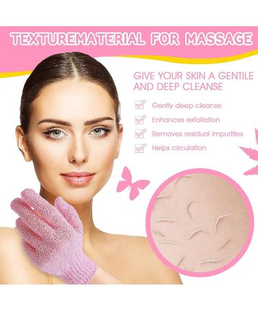 6-Piece Exfoliating Shower Bath Gloves and Scrubber Set for Men and Women - Buy Online on GoSupps.com