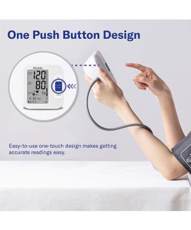 Alcedo Upper Arm Blood Pressure Monitor - Automatic Digital BP Machine with Wide-Range Cuff, LCD Screen, Talking Function, 2x120 Memory - For Home Use - Buy Online on GoSupps.com