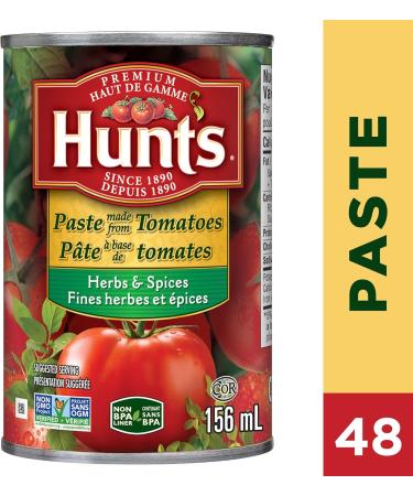 Hunt's Herbs & Spices Paste made from Tomatoes 156 ml Pack of 48 Herbs and Spices - Buy Online on GoSupps.com