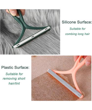 Puppbudd Animal Hair Remover Lint Roll - Reusable Lint Brush for Dog & Cat Hair - Effective Pet Hair Roller for Furniture Bedding & Couch - Eco-Friendly Green & Pink - Buy Online on GoSupps.com