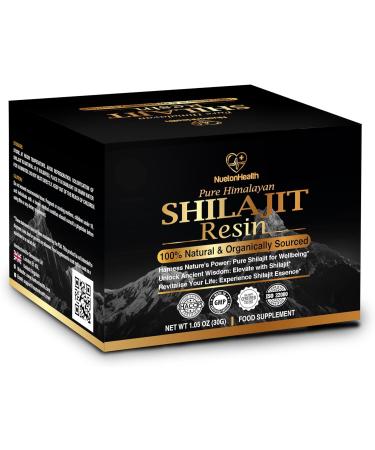 Pure Organic Himalayan Shilajit Resin 30g - Gold Grade | Vegan, Lab Tested for Immune Support & Vitality Boost | Rich in Fulvic & Humic Acid - Buy Online on GoSupps.com