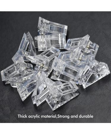 Winfred 12-Piece Nail Tips Clips - Polygel Manicure Tools for Perfect Nail Extensions | International Shipping Available - Buy Online on GoSupps.com