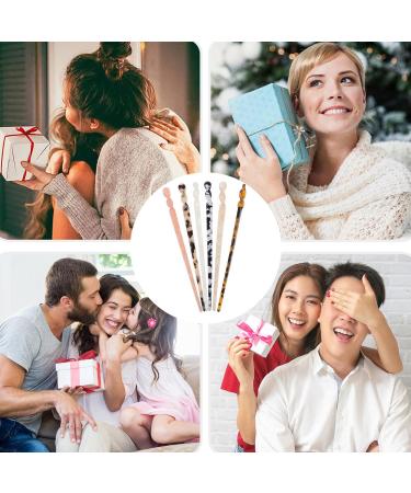 Lurrose Vintage Acetate Hairpins - Retro Tortoise Chopsticks for Women & Girls - 6 Piece Chinese Hairpin Set for Stylish Buns & Hairstyles - Buy Online on GoSupps.com