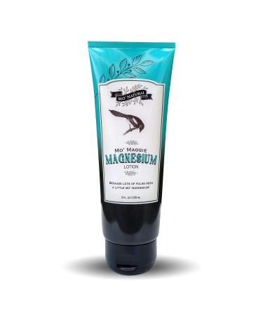 Mo Maggie Magnesium Lotion - Highest Concentration of Genuine Zechstein Magnesium in a Lotion - Wholesome & Organic Opulent Oils & Shea Butter- 8 Fluid Ounces - by Mo' Natural, Packaging May Vary