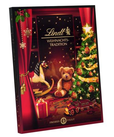 Lindt chocolate Christmas tradition Advent calendar 2023 |253 G |24 different chocolate and chocolate surprisesFor the Christmas season |Chocolate gift